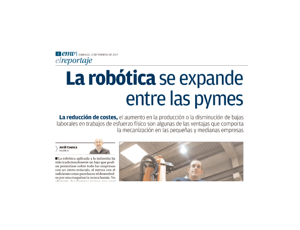 La Robótica se expande entre las Pymes