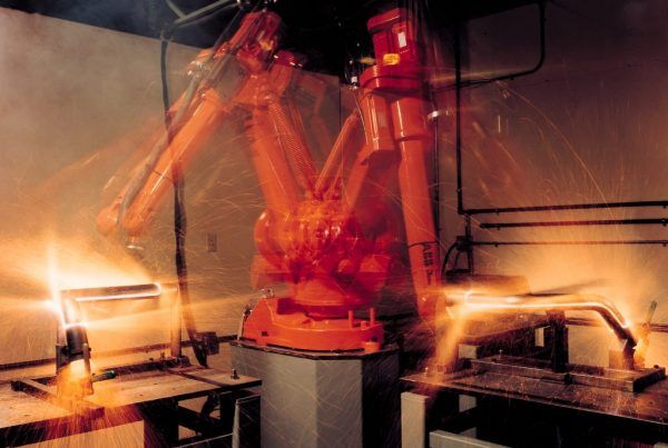 Robot industrial de soldadura