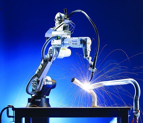 Robot industrial soldador