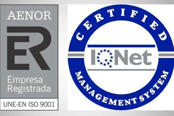 Sello Calidad AENOR ISO 9001