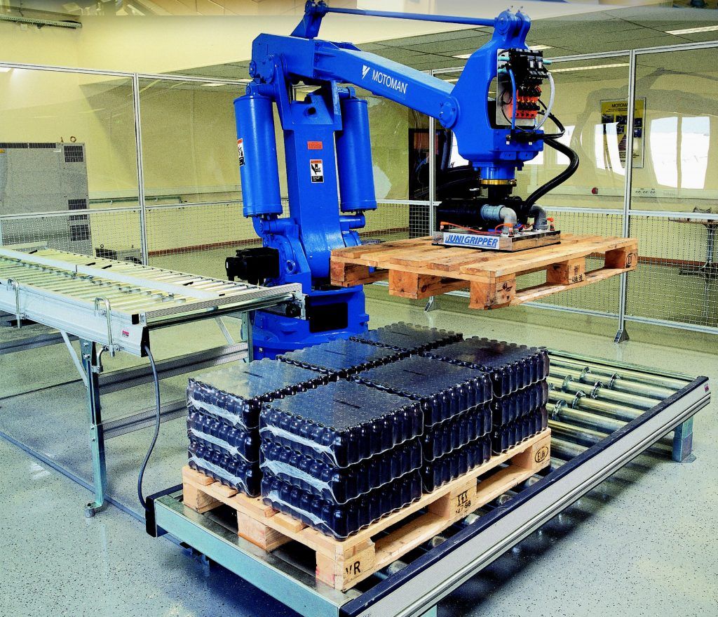 Robot despaletizador industrial