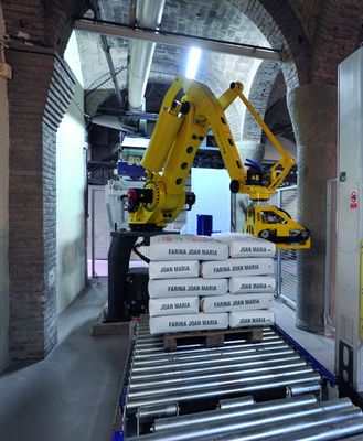 Robot paletizador de sacos